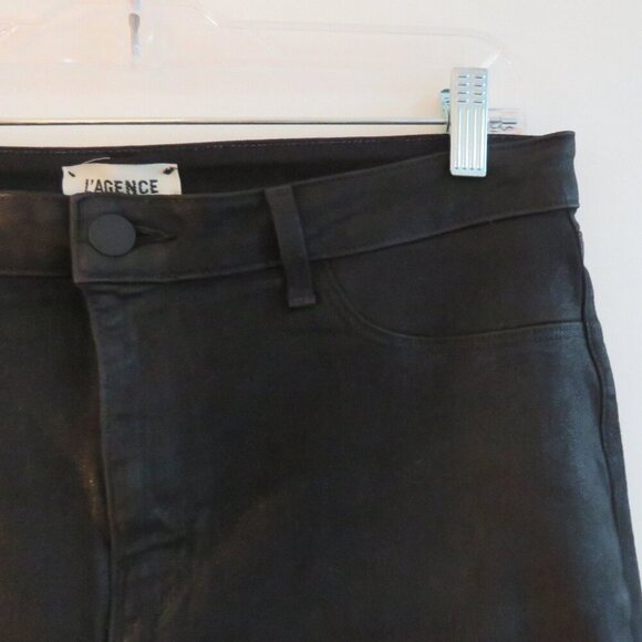 L'AGENCE Midnight Black Ankle Jeans - Picture 5 of 16